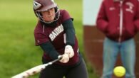 Canastota's Shelby Kilts (4) delivers a first inning single for the visitors. (Photo By Jeff Pexton - Perfect Game Imaging)