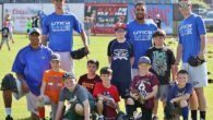 Utica Blue Sox Players Take a Moment for a Photo With a Few Campers (Photo By - Jeff PExton - Perfect Game Imaging)